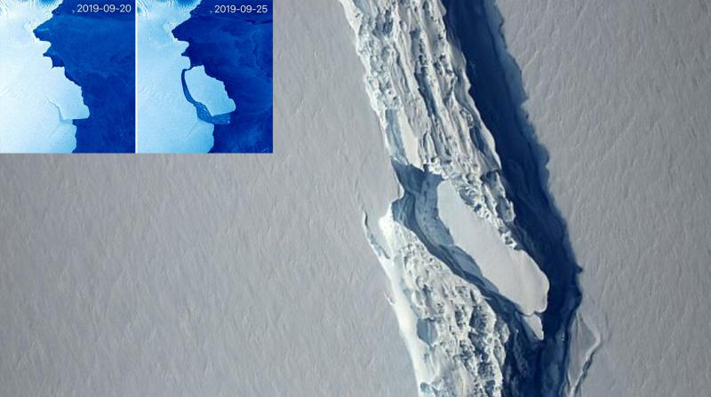 Son 50 Yılın En Büyük Buz Dağı Kopması Yaşandı