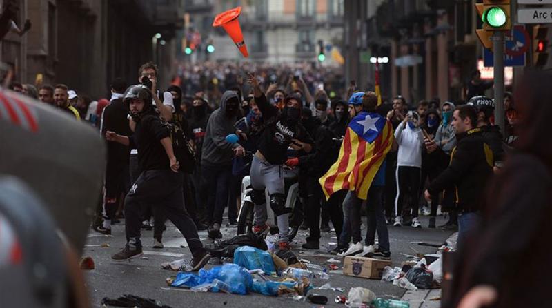 Katalonya'daki gösterilerde ağır bilanço