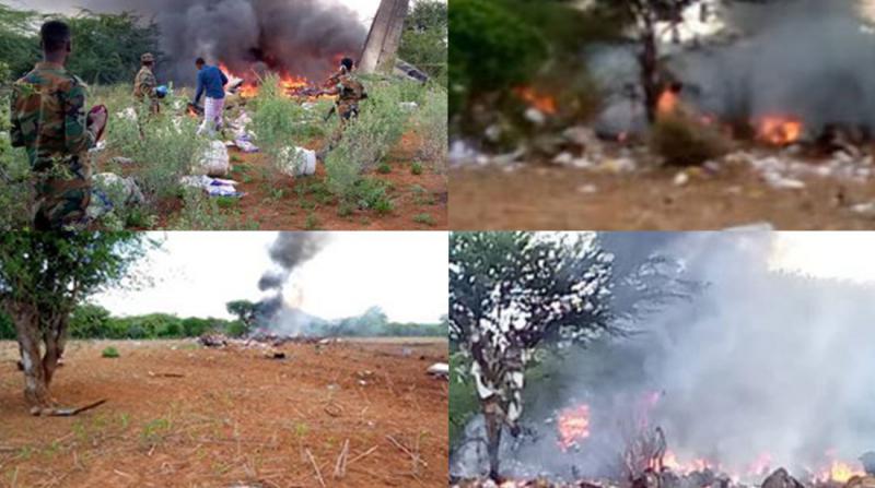 Somali'de Uçak Kazası! 6 Ölü