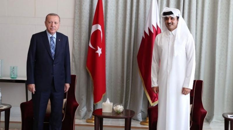 Erdoğan, Katar Emiri Al Sani ile Görüştü