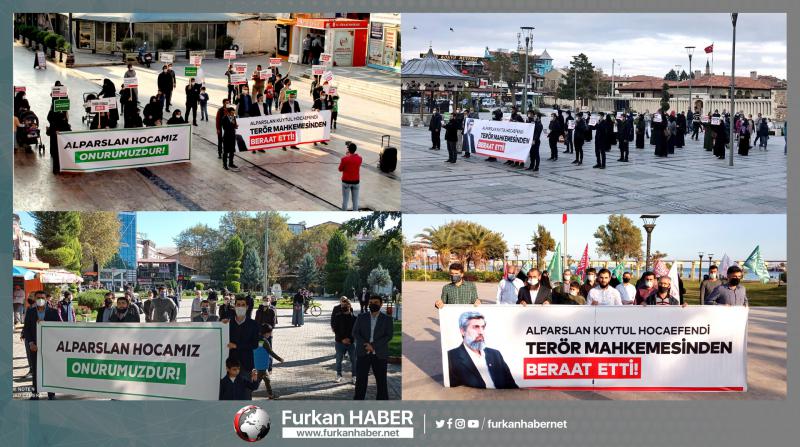 Türkiye’nin dört bir yanında basın açıklaması: Alparslan Hocamız Onurumuzdur