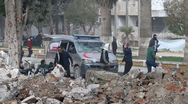 Afrin'de patlama: 1 ölü, 4 yaralı