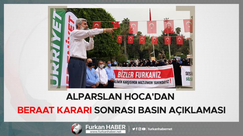 Alparslan Hoca'dan Beraat Kararı Sonrası Basın Açıklaması