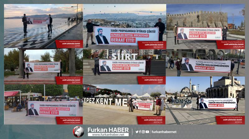 Alparslan Hoca'nın "Terör Propagandası"ndan Beraat İlanı Türkiye'nin Dört Bir Yanından Duyuruldu!
