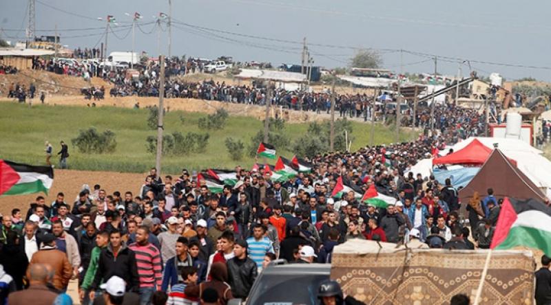 Gazze'deki Büyük Dönüş Yürüyüşü gösterilerine 3 ay ara veriliyor
