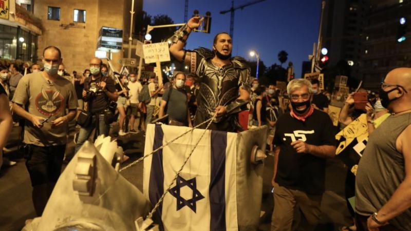 Netanyahu karşıtı gösterilerde 1 kişi öldü