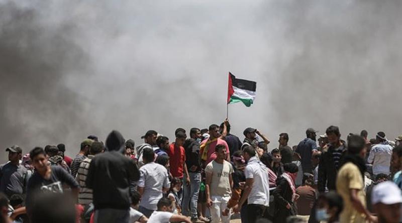 İşgal askerleri Gazze Şeridi sınırında 38 Filistinliyi yaraladı