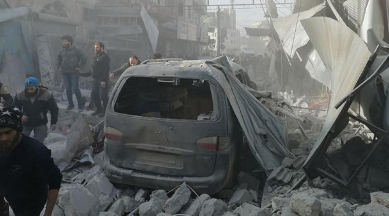 Rus savaş uçakları Halep’i vurdu: Çok sayıda ölü ve yaralı var