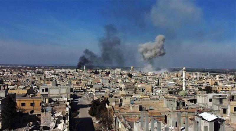 Zalim Esad rejiminden İdlib kırsalına topçu saldırısı: 7 yaralı