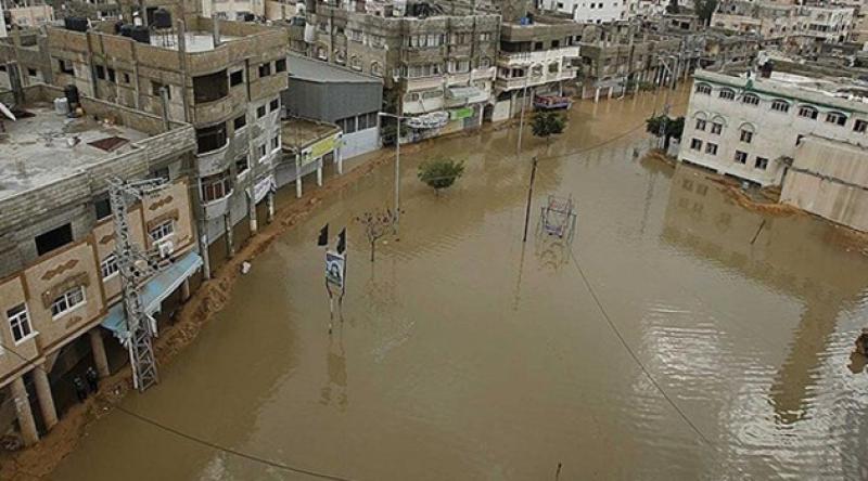 İsrail, baraj kapaklarını açtı! Gazze'de yarım milyon dolarlık hasar!