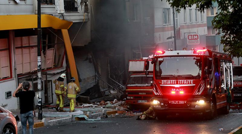 İstanbul'da tekstil atölyesinde patlama