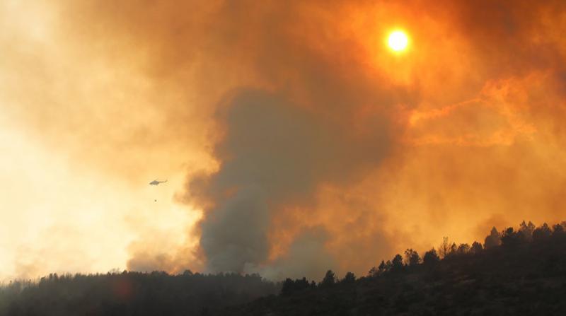 Bolu'da çıkan orman yangını kısmen kontrol altına alındı