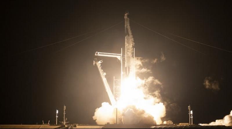 Dört astronotu taşıyan Falcon 9, uzaya fırlatıldı: Altı ay kalacaklar