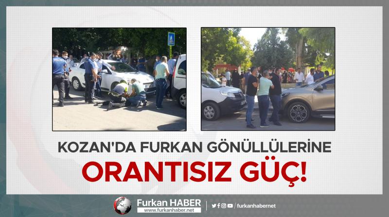 Kozan'da Furkan Gönüllülerine Orantısız Güç!
