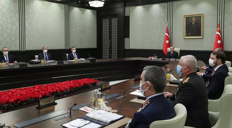 MGK toplantısı sona erdi: Türkiye kara, deniz ve havada menfaatlerinden taviz vermeyecektir