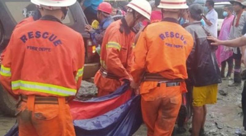 Myanmar'da yeşim taşı madeninde heyelan! 113 madenci hayatını kaybetti