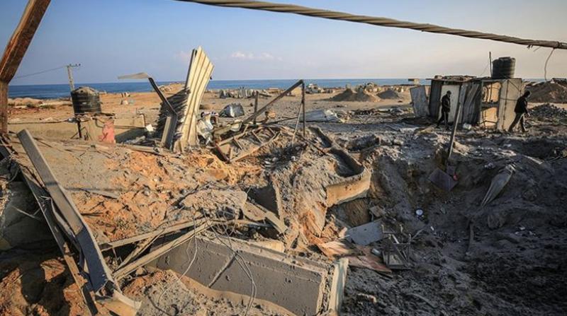 İşgal Güçlerinden Gazze'ye Hava Saldırısı