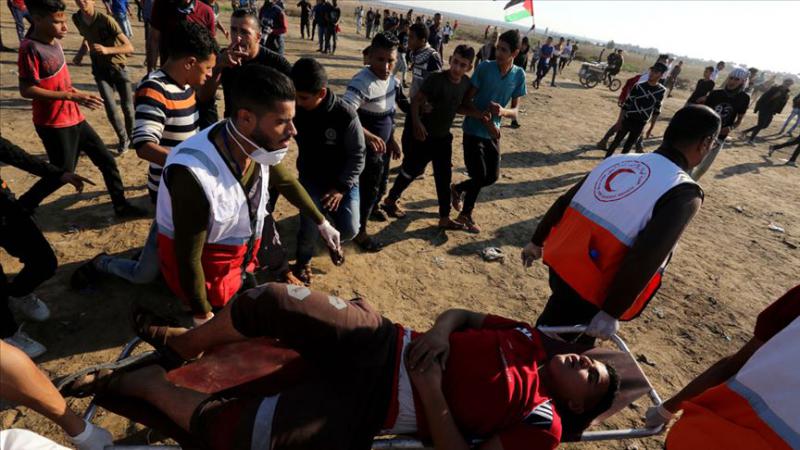 Siyonist İsrail askerleri 96 Filistinliyi yaraladı