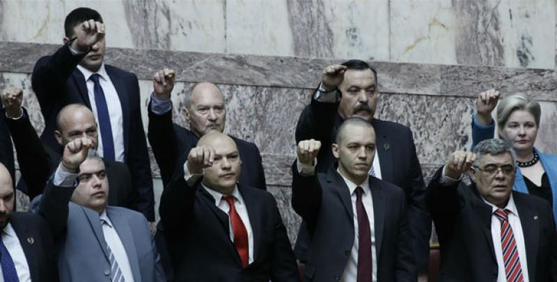 Yunanistan'da terör örgütü ilan edilen Altın Şafak Partisi'nin yöneticilerine hapis cezası
