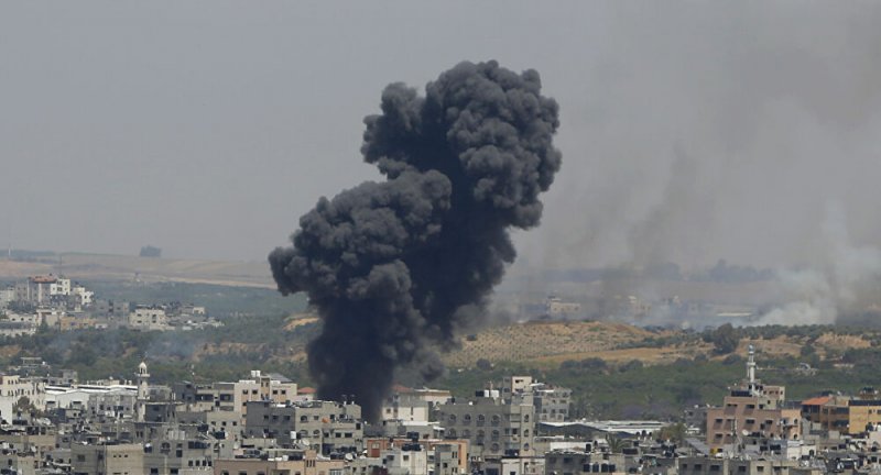 İsrail Savunma Kuvvetleri, Gazze'ye hava saldırısı düzenlendiğini açıkladı
