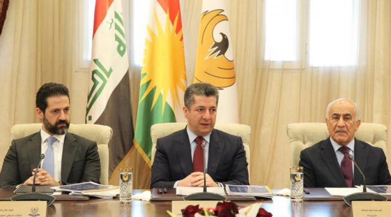 Başbakan Mesrur Barzani ile Irak Başbakanı Kazımi Erbil’de bir araya geldi