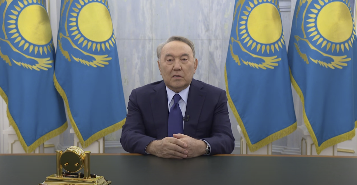 Nazarbayev, gösterilerin ardından ilk kez konuştu