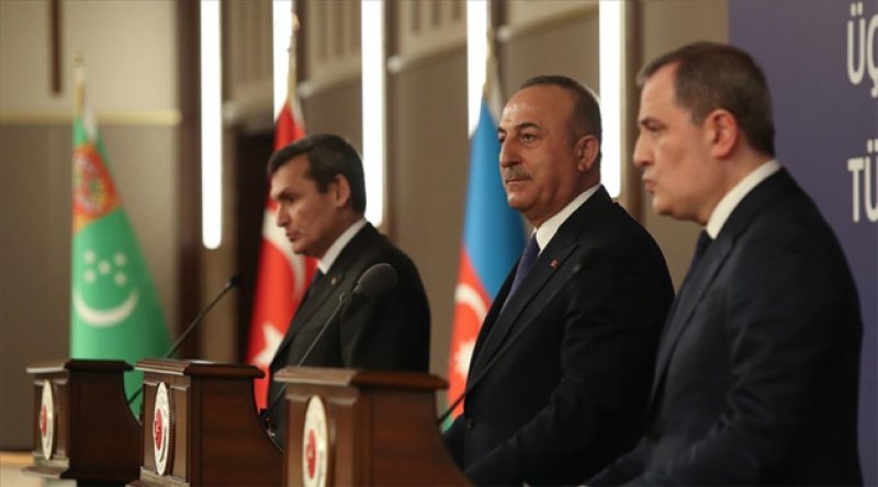 Türkiye-Azerbaycan-Türkmenistan Üçlü Dışişleri Bakanları 5. Toplantısı'nın ardından ortak bildiri imzalandı