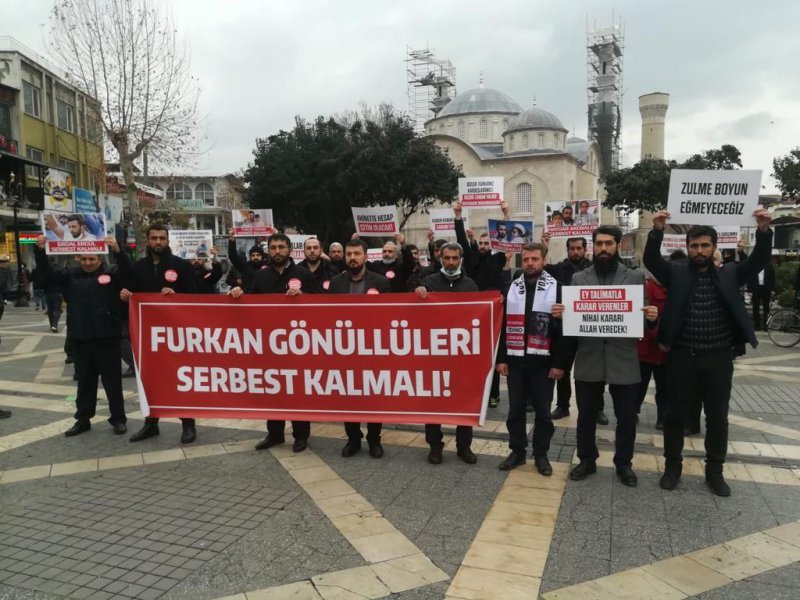 Malatya ve Ankara'lı Furkan Gönüllüleri, Tutuklu Yargılanan 4 Arkadaşları İçin Yürüdü!