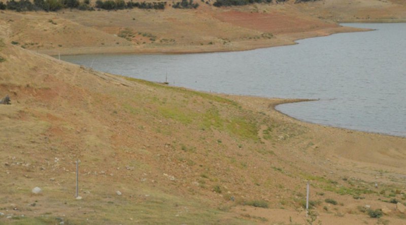 Edirne'nin su ihtiyacının büyük bölümünü karşılayan barajın doluluk oranı yüzde 8'e düştü