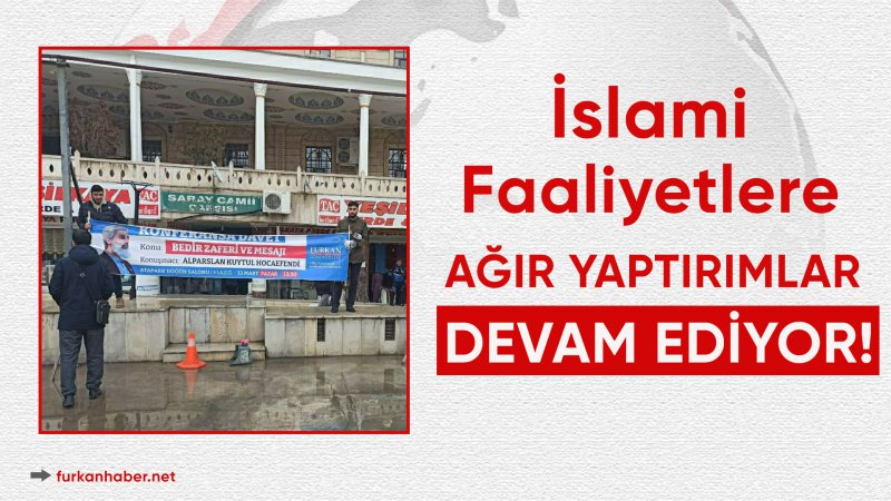 Elazığ Belediye Zabıtlarınca İslami Konferansın Brandasına 9 Bin TL Para Cezası Kesildi!