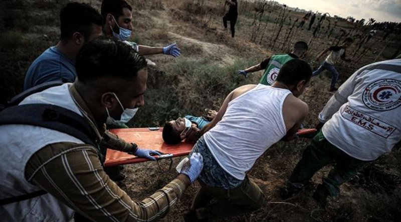 İşgalci İsrail Filistinlilere saldırdı: 22'si çocuk 41 kişi yaralandı