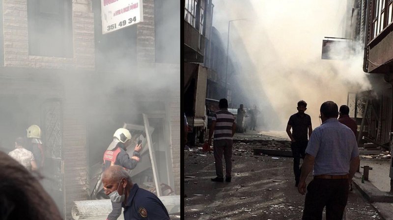 Ankara'da 2 katlı binada patlama: 2 kişi yaralandı