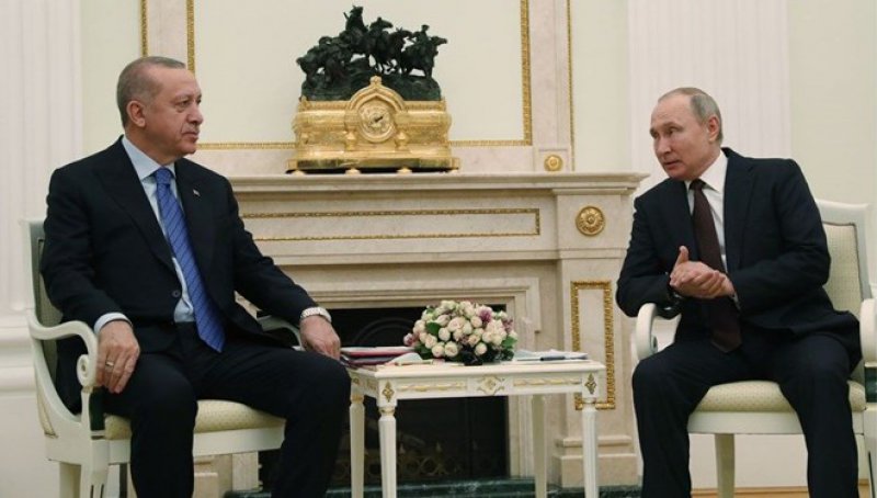 Cumhurbaşkanı Erdoğan Rusya lideri Putin ile görüştü
