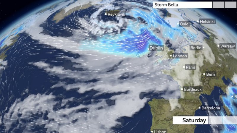 Britanya'da fırtına alarmı: 1300 kişi tahliye edildi Bella