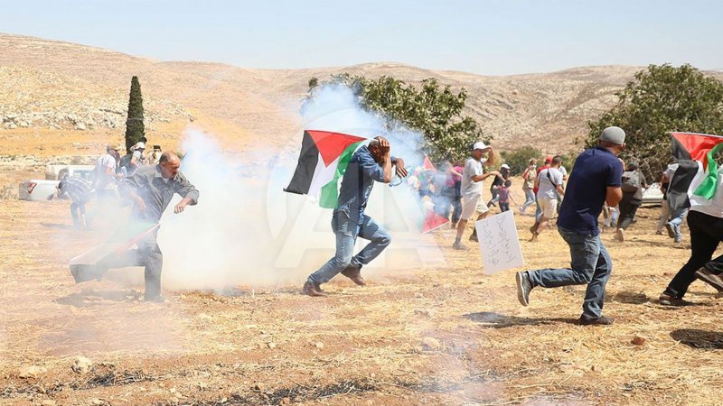 Terörist İsrail Gazze sınırındaki gösteriye gerçek mermiyle müdahale etti