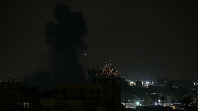 İşgal ordusundan Gazze Şeridi’ne hava saldırısı