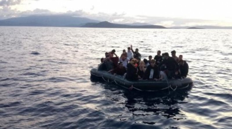 Aydın’da 17 düzensiz göçmen kurtarıldı