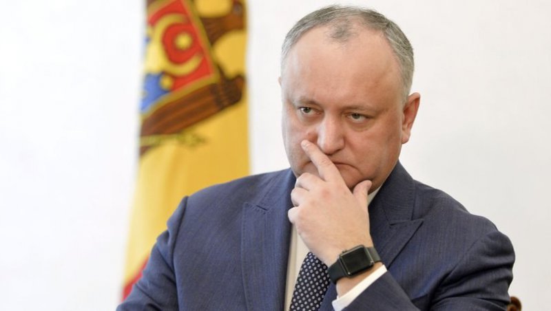 Moldova eski Cumhurbaşkanı Dodon yolsuzluk ve devlete ihanetten gözaltına alındı