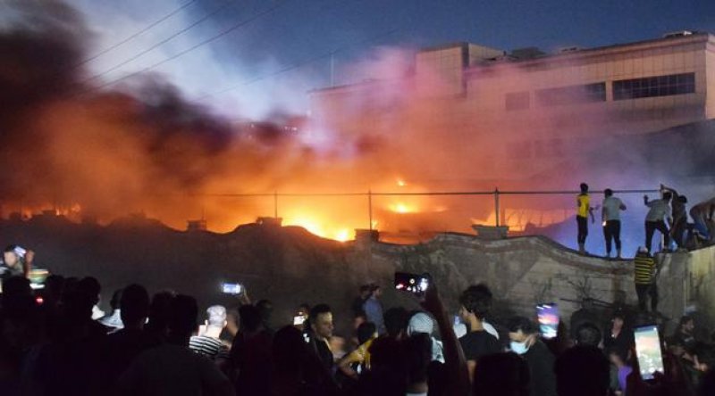 Irak'taki hastane yangını "kasten çıkarılmış olabilir" iddiası