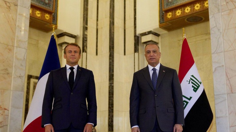 Irak Başbakanı: 'Macron Irak'ın önemli bir dostudur'