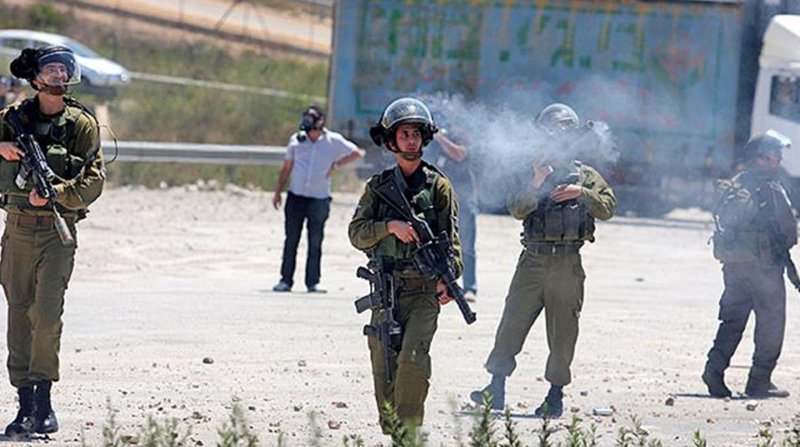 Terörist İsrail askerleri Filistinli çiftçilere ateş açtı