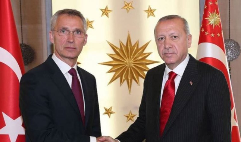 Erdoğan'dan Stoltenberg ile NATO görüşmesi