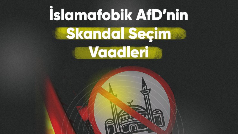 İslamafobik Almanya Partisi AFD'nin İslam ve Göçmen Karşıtı Seçim Vaadleri!