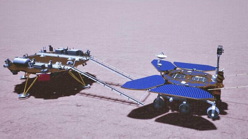 Çin'in uzay aracı Zhurong, Mars'ta ilk sürüşünü gerçekleştirdi