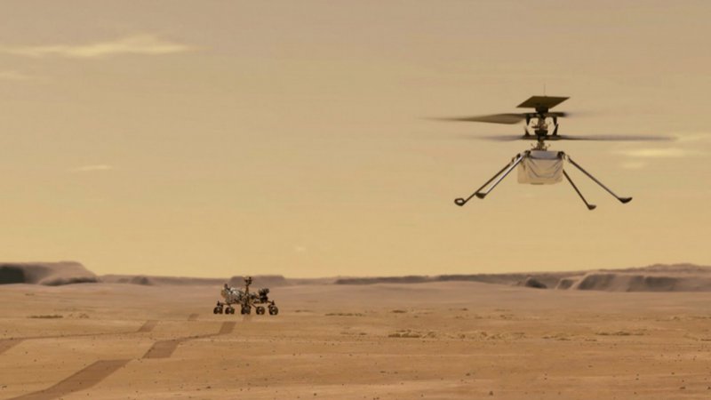 NASA'nın Mars'taki helikopteri Ingenuity başarıyla uçtu