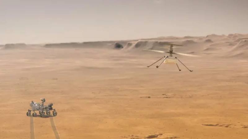 NASA'nın tarihi uçuşu: Minyatür helikopter bugün Mars'ta havalanmayı deneyecek