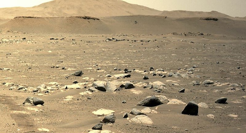 NASA paylaştı: Mars helikopteri 4. uçuşunu 117 saniyede tamamladı