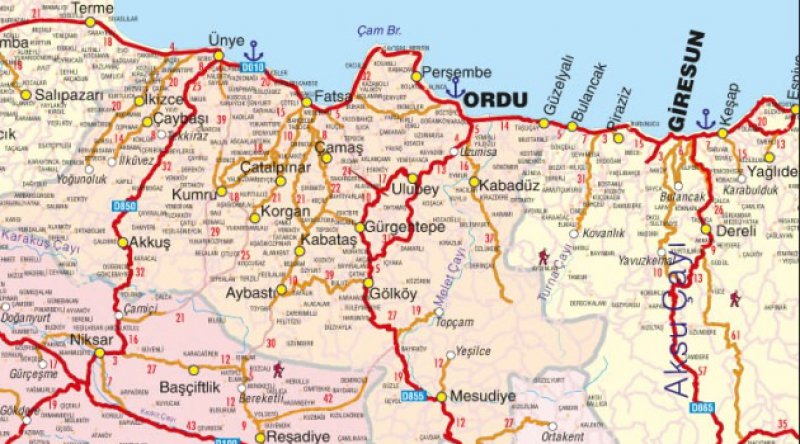 Ordu - Giresun sınırı yeniden belirlendi