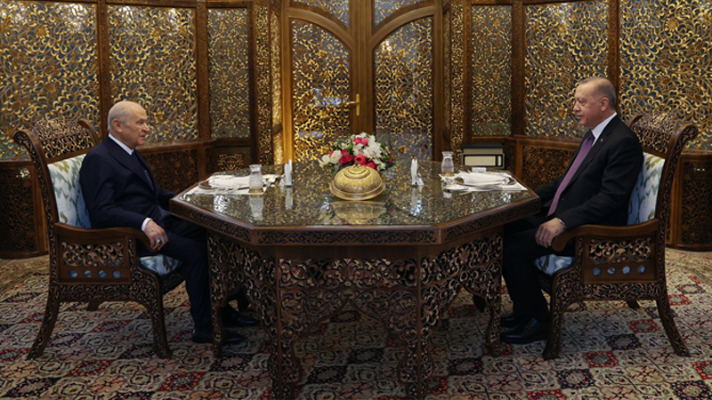 Erdoğan ve Bahçeli Cumhurbaşkanlığı Külliyesi'nde iftarda bir araya gelecek