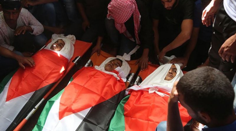 Katil İsrail 2020'de aralarında çocukların da bulunduğu 48 Filistinliyi şehit etti